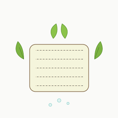 Handgerührte Naturseife mit Pflanzenmuster